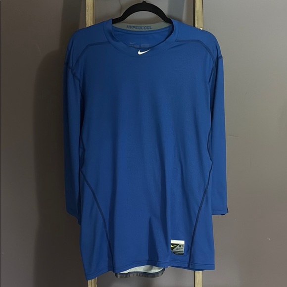 Nike Hypercool Royal Blue Long Sleeve Top - Picture 1 of 5